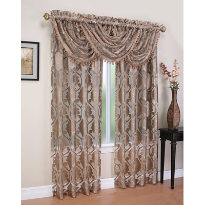 Paire de rideaux transparents avec passe-tringle Weinstock