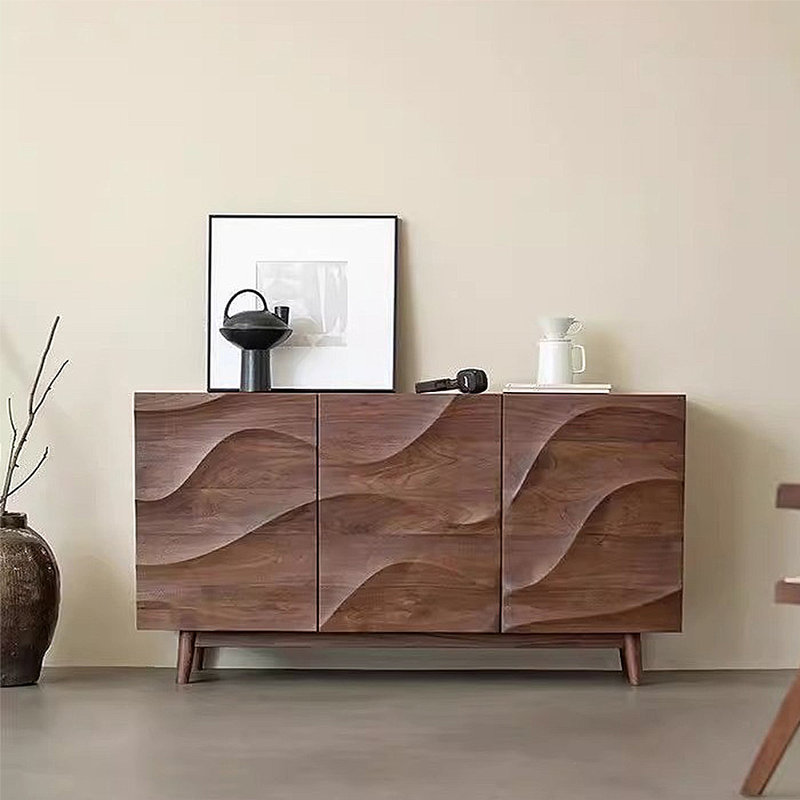 Buffet de rangement moderne et minimaliste, H 35,43 po x l 59,06 po x P 15,75 po
