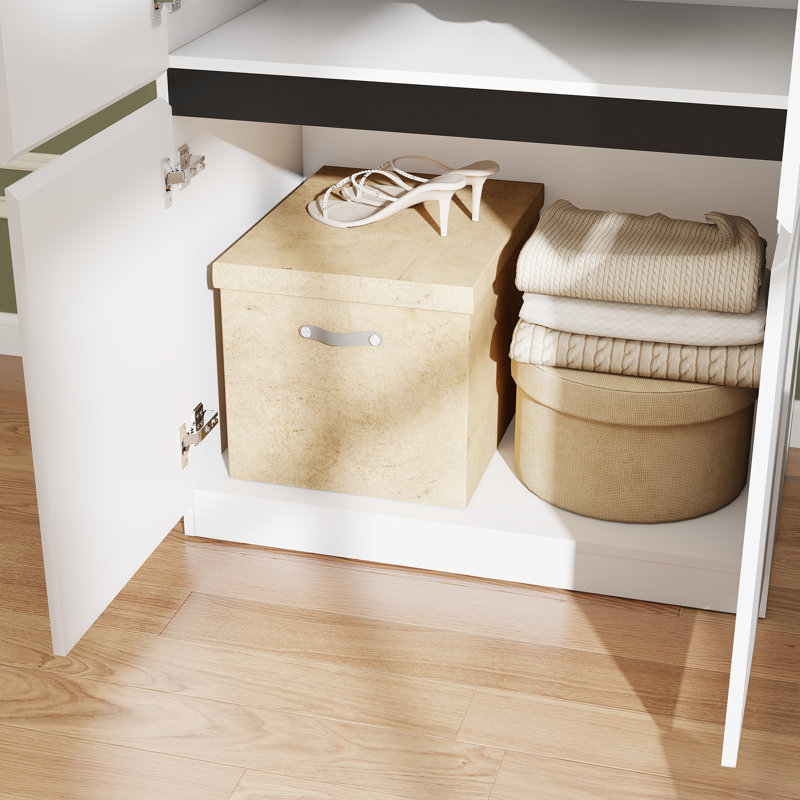 Armoire 75 "H 6" avec 2 tiroirs (ensemble de 3)