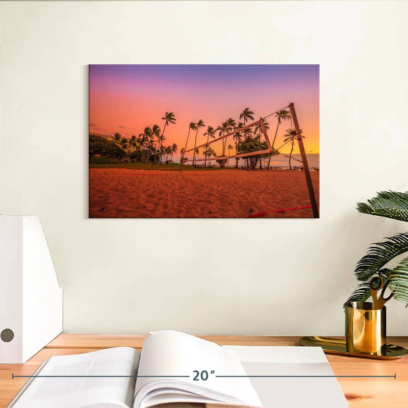 Plage Gillard Fort DeRussy Waikiki, H 8 po x l 12 po