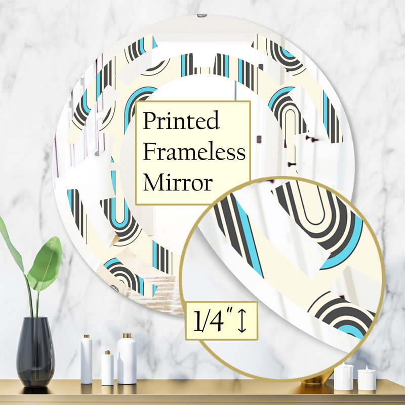 Miroir mural Space, H 31,5 po x l po
