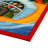 Licensed Disney Pixar Cars Roadmap Digital Printed Easy Care Non-Slip Polypropylene Youth Play Area Rug, 4'6"x6'6"