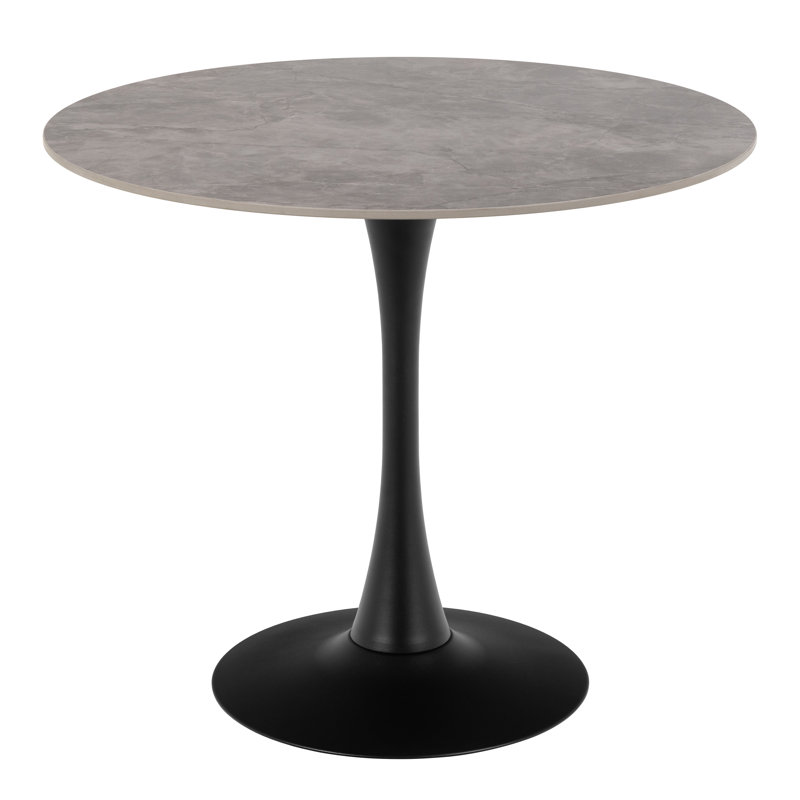 Verdel Round Dining Table, Grey