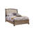 Lapel Upholstered Panel Bed-962814550