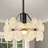1 - Light Dimmable Single Pendant With 5 Glass Petal Shade-1396543668