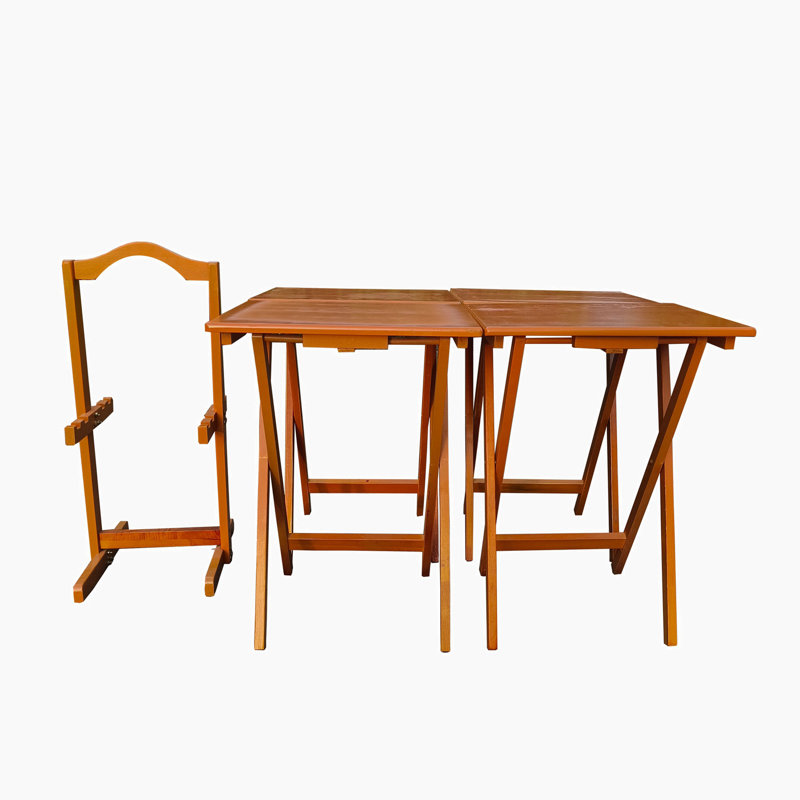 Karnesh Tray Table, Chestnut