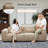 Broome Modern 92"W Height-Adjustable Backrest Upholstered Sofa with Pillows-1769513319