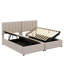 Lit plateforme luxueux avec rangement hydraulique-663004156