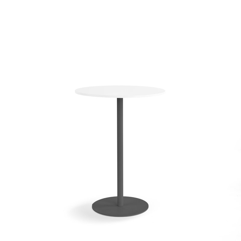 Table debout Tucker, H 40 po x l 30 po x P 30 po, Charbon / Blanc