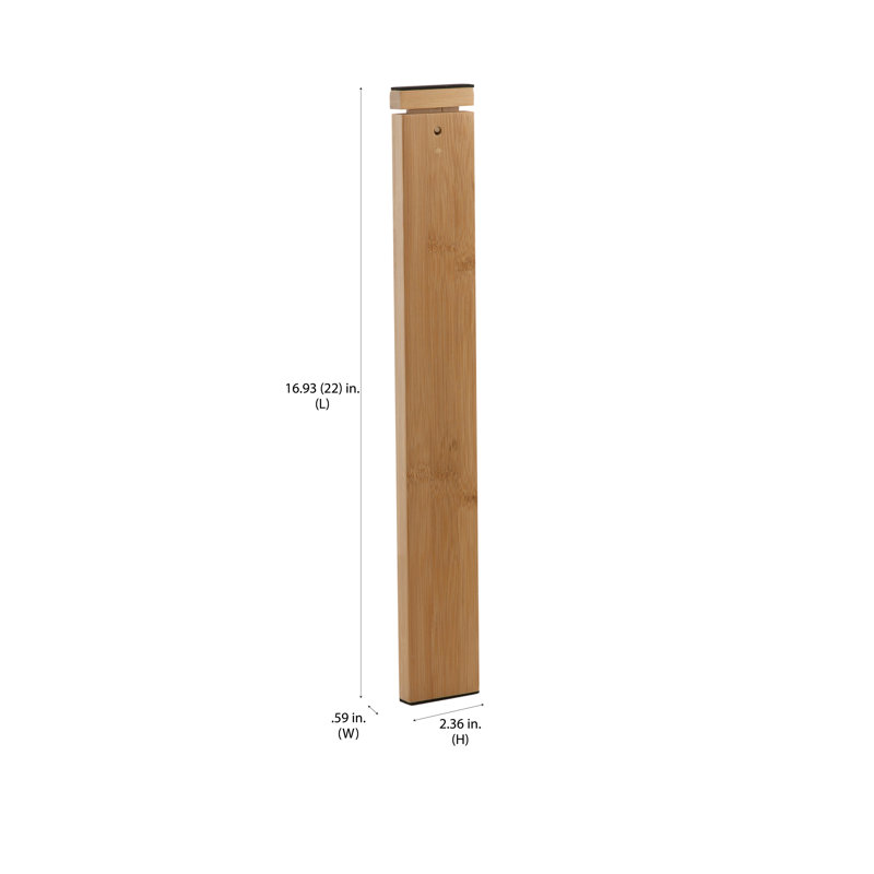 Large Adjustable Bamboo Drawer Dividers Set of 2