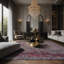 Tapis gris soyeux et moelleux-1211957804