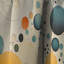 Orange Mid Century Organic Harmony II - Midcentury Blackout Abstract Curtain - 1 Panel-107824050