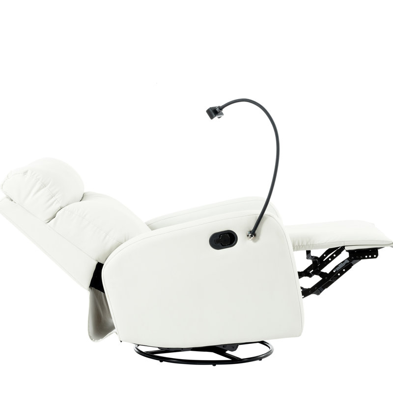 Fauteuil inclinable gris à bascule pivotant sur 360 °