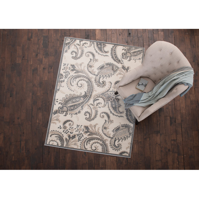 Orin Paisley Indoor Rug, Rectangle 7'10" x 9'10"
