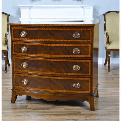 Hepplewhite Solid Wood Accent Chest