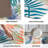 Floral Leaves Anti Fatigue Standing Kitchen Mat-271229402