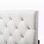 Tête de lit tapissier à finition grand blanc Alyse, H 54,25 po x l 60,50 po-1892064447-1892064445