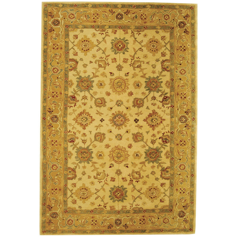 Hand Tufted Wool Pile Oriental Rug, Rectangle 2' x 3'
