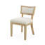 Ensemble de 2 chaises avec coussins moelleux et pieds en bois-852995707
