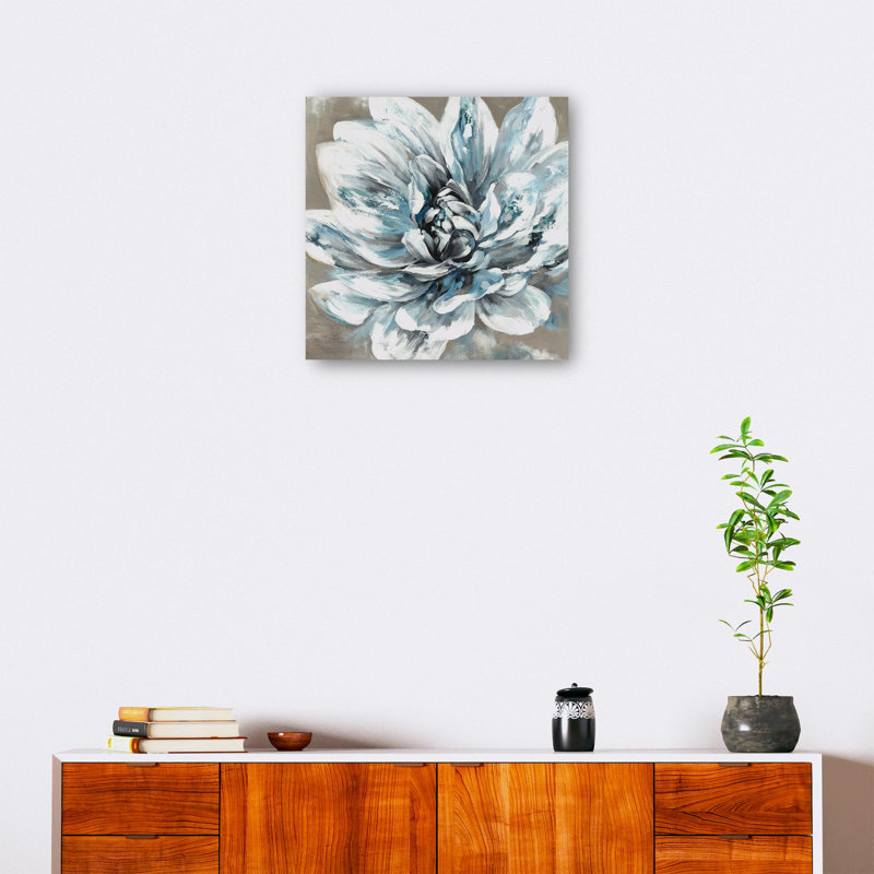 «Silver Spring IV» par Emily Williams, reproduction d'art sur toile, Toile tendue, H 12 po x l 12 po x P 1,5 po