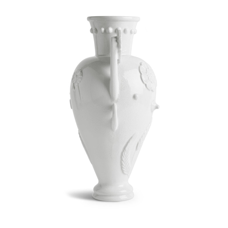 Pantheon Persephone Vase - White, White