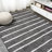 Siegert Berber Stripe Black/Ivory Indoor/Outdoor Rug-1961283130