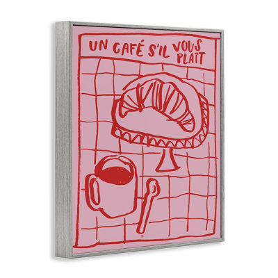 «Cafe Brunch Doodles», estampe numérique, design par Jenaya Jackson