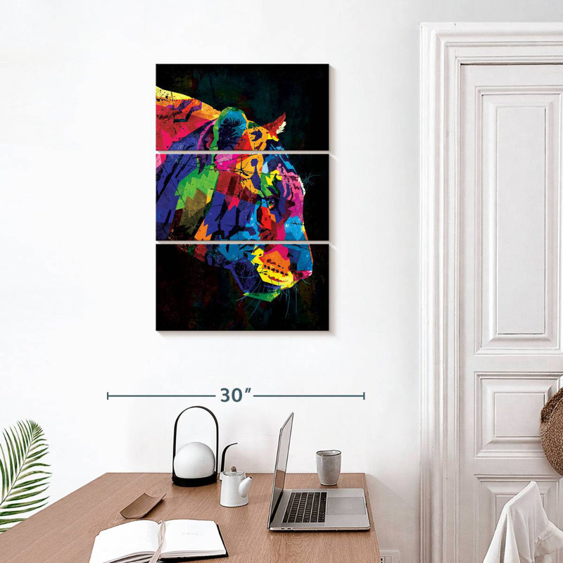 Brampt Rainbow Tiger, 32'' H x 20'' W