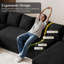 Canapé modulaire surdimensionné avec coussins Adame Boneless Compression-459245872-459245882-445087029