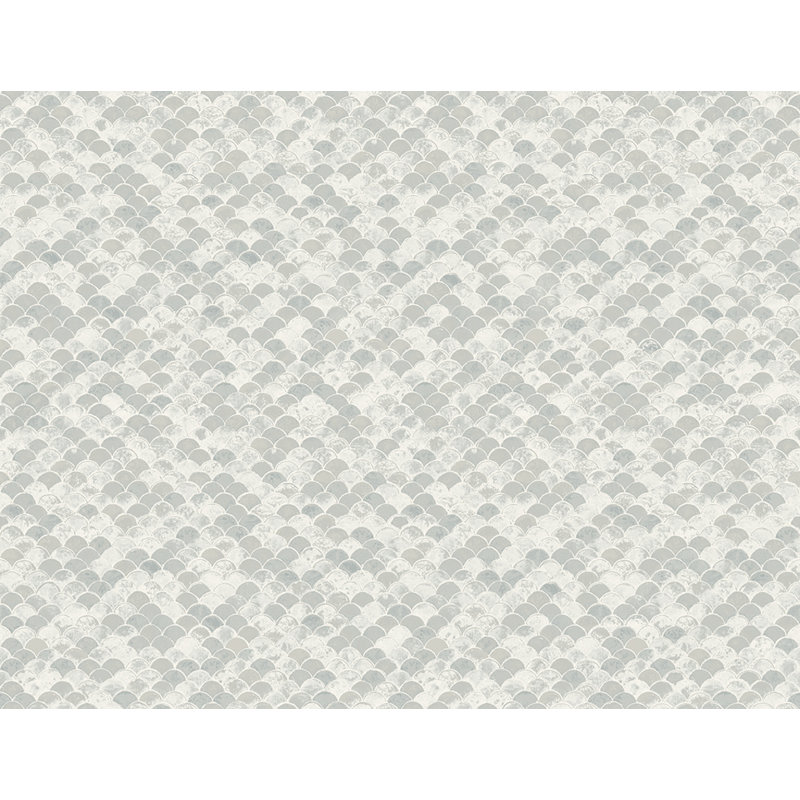 Papier peint Ivy Bronx Designs, Lin métallique