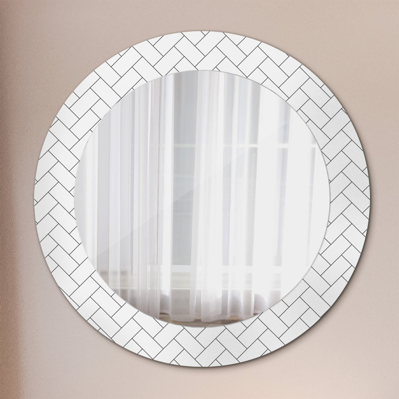 Huldar Glass Flat Wall Mirror