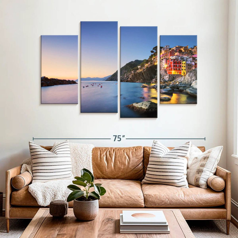 Gillard Riomaggiore Town, 42'' H x 68'' W