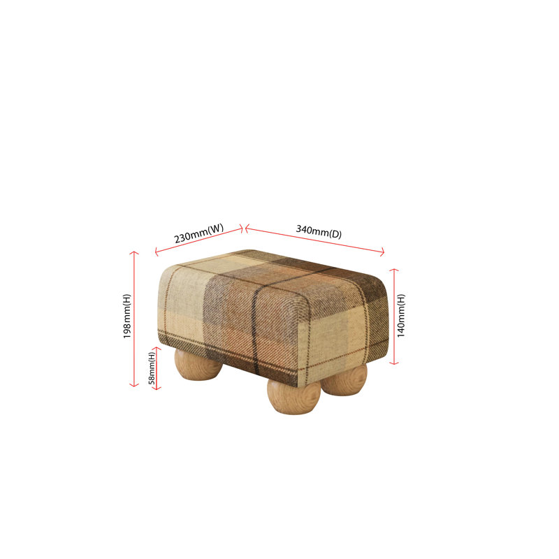 Subramanya Accent Stool, Natural
