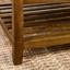 Table basse en lin avec base en bois de hêtre sécurisée et solution de rangement, pour le bureau de bureau