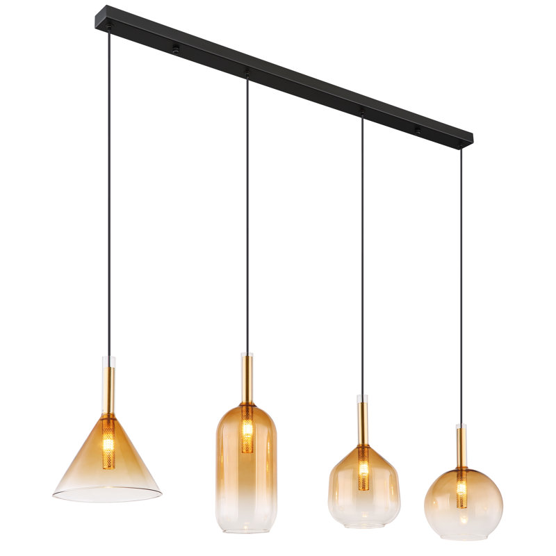 4 - Light Matte Black Pendant