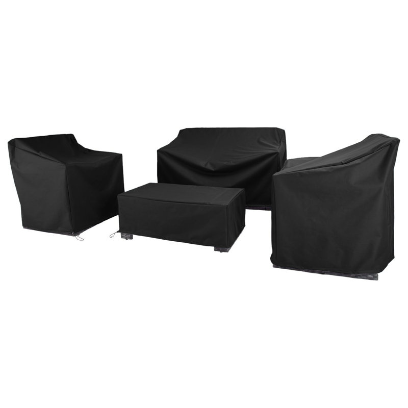 Patio Furniture Cover for 4 Piece Outdoor Furniture Set, Heavy-Duty Waterproof UV-Resistant Outdoor Furniture Cover Set,