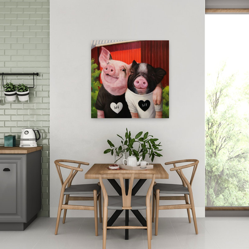 Bff Contemporary Urban Architecture Art, 32" H x 32" W
