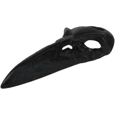 Cast Iron Black Harbinger Of Doom Raven Crow Skull Hand Bottle Cap Opener