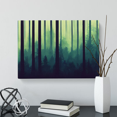 A Pleasant Forest - Wrapped Canvas