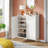20 Pair Shoe Cabinet with Doors, 5-Tier Entryway Shoe Storage Cabinet-1318287072