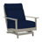 Kennebunkport Wrought Aluminum Outdoor Spring Lounge Chair-38581397-70236945-93663220