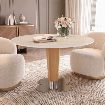 Four-leaf Clover Round Dining Table