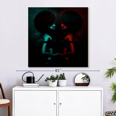 Portrait de femme Leisha Afro