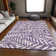 Premium Machine Washable Prisco Purple Rug