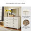 Commode double 6 tiroirs avec miroir Hilma-810948300
