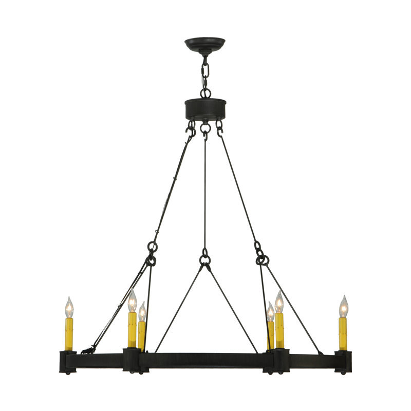 Rustic Lodge 6 - Light Chandelier