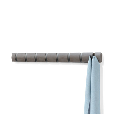 8-Hook Solid Wood Coat Rack