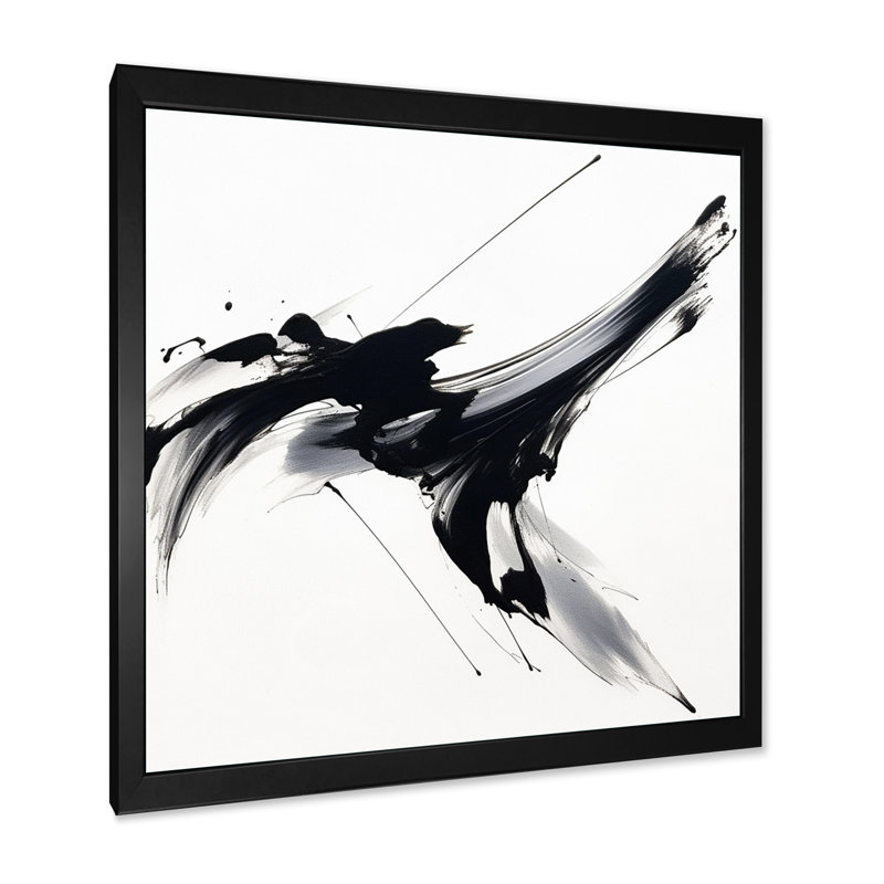 Abstrait neutre - impression, H 40 po x l 30 po x P 1,5 po, Cadre photo noir