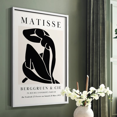 Matisse CDXC Framed Print - Solid Wood