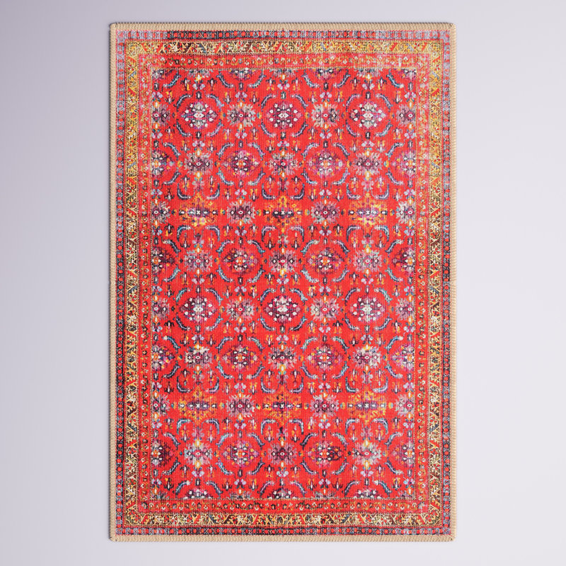 Ellizabeth Chenille Oriental Indoor Rug, Rectangle 2' x 3'